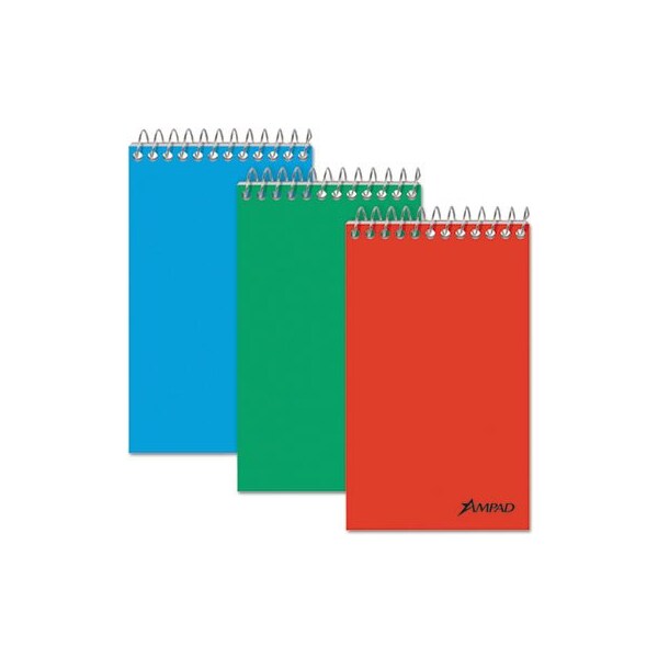 Ampad/ Of Amercn Pd&Ppr Ampad, MEMO BOOKS, NARROW RULE, 3 X 5, WHITE, 3PK 45093 - main